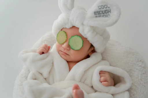 张家界宝宝脸上红色斑块